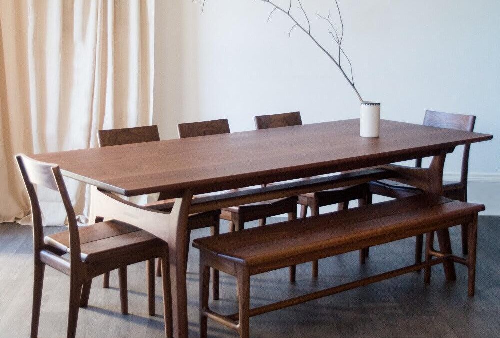 Sizing and Shape Guide for Custom Solid Wood Dining Tables in Open Concept Homes